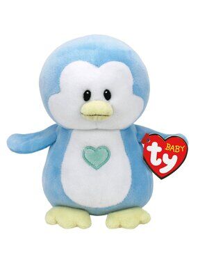 Ty Baby Twinkles Blue Penguin 6"  New w/Tag